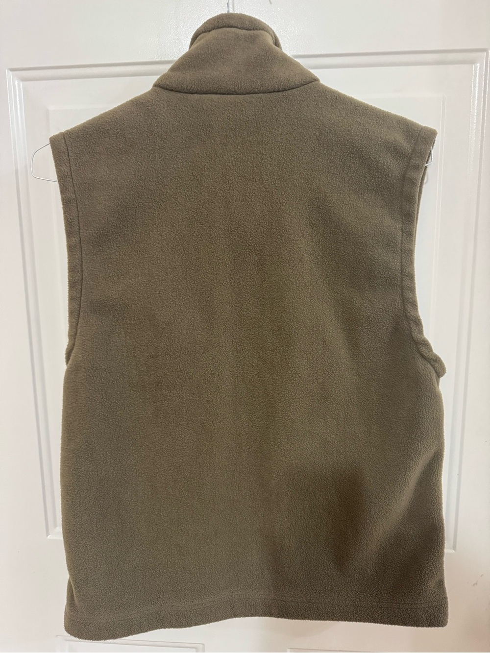 Columbia Taupe Fleece Jacket with High Collar - Picture 5 of 6